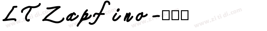LTZapfino字体转换 LTZapfino字体转换