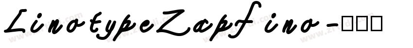 LinotypeZapfino字体转换