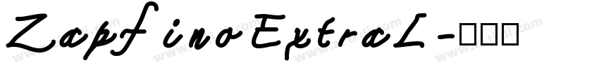 ZapfinoExtraL字体转换