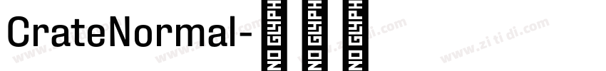 CrateNormal字体转换