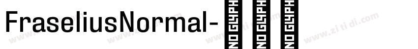 FraseliusNormal字体转换