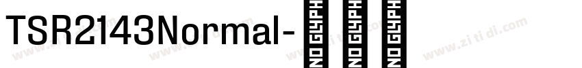 TSR2143Normal字体转换
