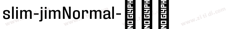 slim-jimNormal字体转换