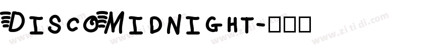 DiscoMidnight字体转换