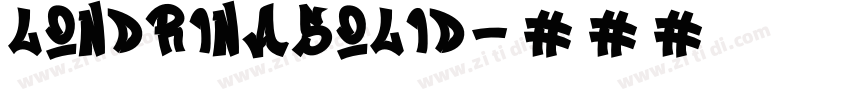 londrinasolid字体转换
