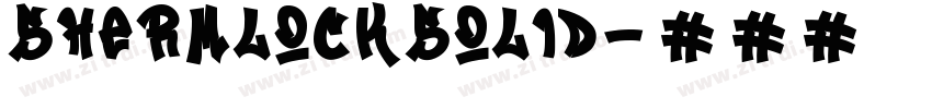 ShermlockSolid字体转换