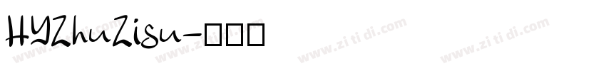 HYZhuZisu字体转换