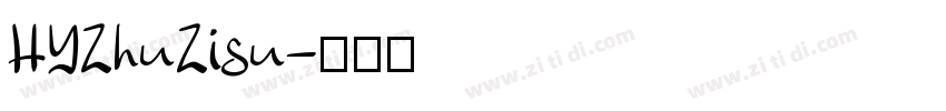 HYZhuZisu字体转换