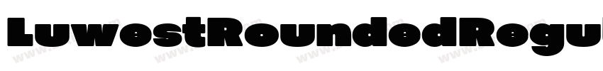 LuwestRoundedRegular字体转换