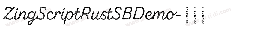 ZingScriptRustSBDemo字体转换