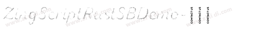 ZingScriptRustSBDemo字体转换