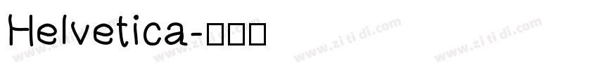 Helvetica字体转换