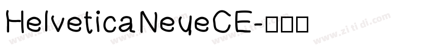 HelveticaNeueCE字体转换