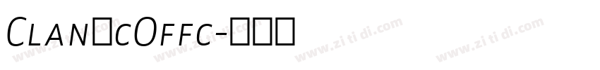 ClanScOffc字体转换