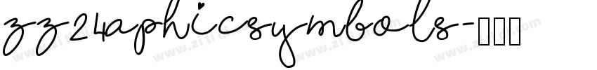 ZZ24aphicSymbols字体转换