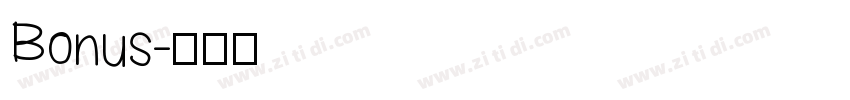 Bonus字体转换