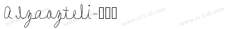 AIzaozteli字体转换