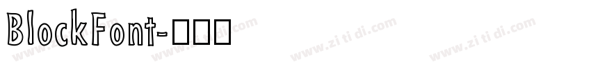 BlockFont字体转换