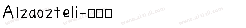 AIzaozteli字体转换