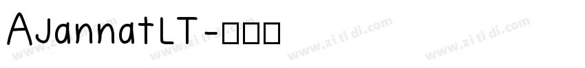 AJannatLT字体转换