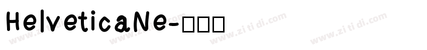 HelveticaNe字体转换