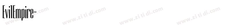 Evi1Empire字体转换