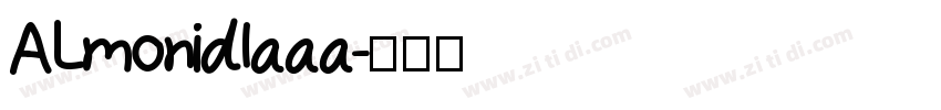 ALmonidlaaa字体转换