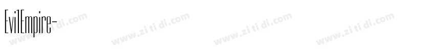 Evi1Empire字体转换