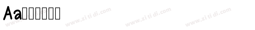 Aa字咖字体转换
