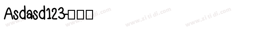 Asdasd123字体转换