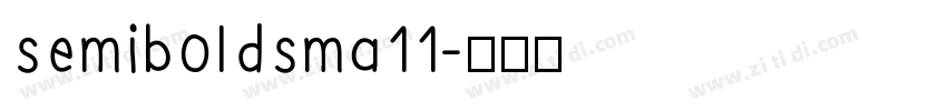 semiboldsma11字体转换