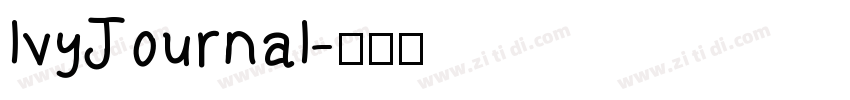 lvyJournal字体转换