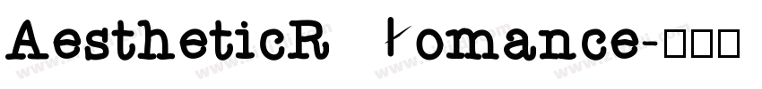 AestheticRomance字体转换