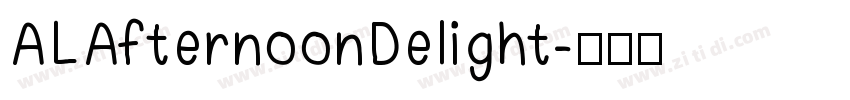 ALAfternoonDelight字体转换