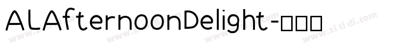 ALAfternoonDelight字体转换