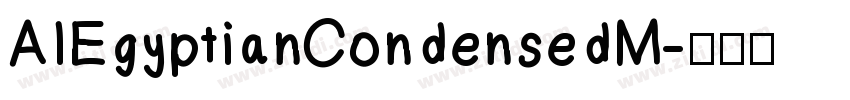 AIEgyptianCondensedM字体转换