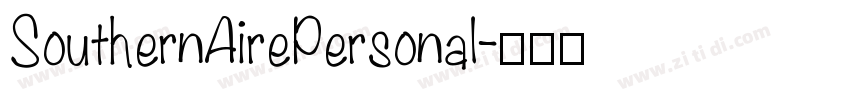 SouthernAirePersonal字体转换