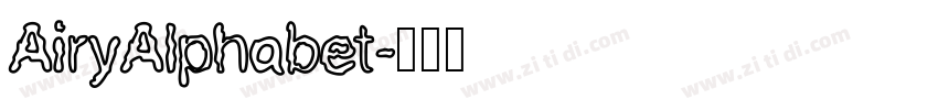 AiryAlphabet字体转换