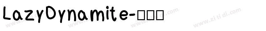 LazyDynamite字体转换
