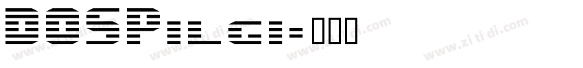 DOSPilgi字体转换