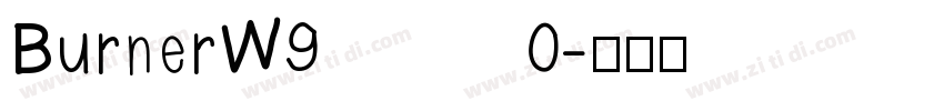 BurnerW90字体转换
