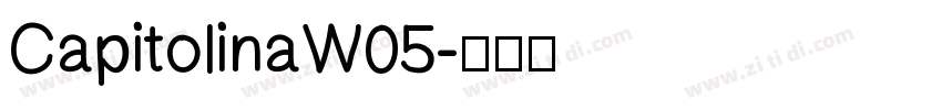 CapitolinaW05字体转换