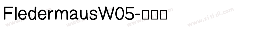 FledermausW05字体转换