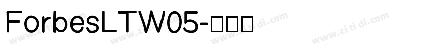 ForbesLTW05字体转换