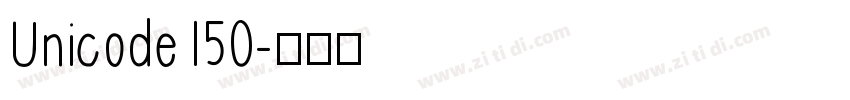 Unicode150字体转换