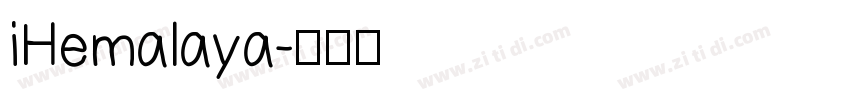 iHemalaya字体转换