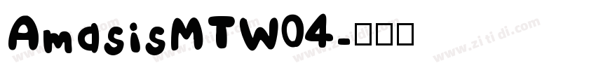 AmasisMTW04字体转换