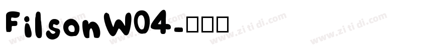 FilsonW04字体转换