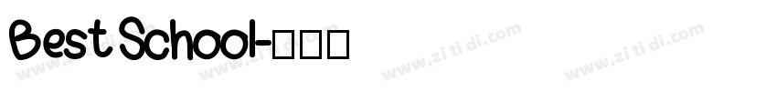 BestSchool字体转换
