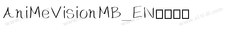 AniMeVisionMB_EN字体转换